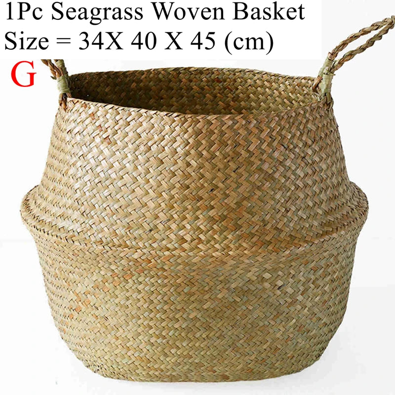 Cesto Sospeso in Rattan Zerolife - Per Piante, Biancheria o Picnic