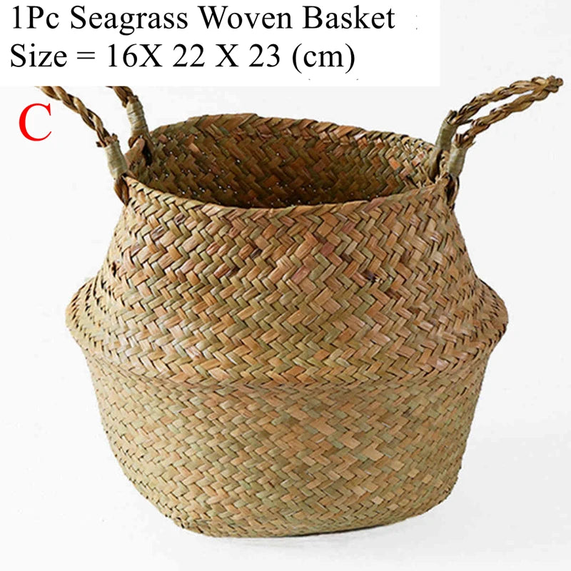 Cesto Sospeso in Rattan Zerolife - Per Piante, Biancheria o Picnic