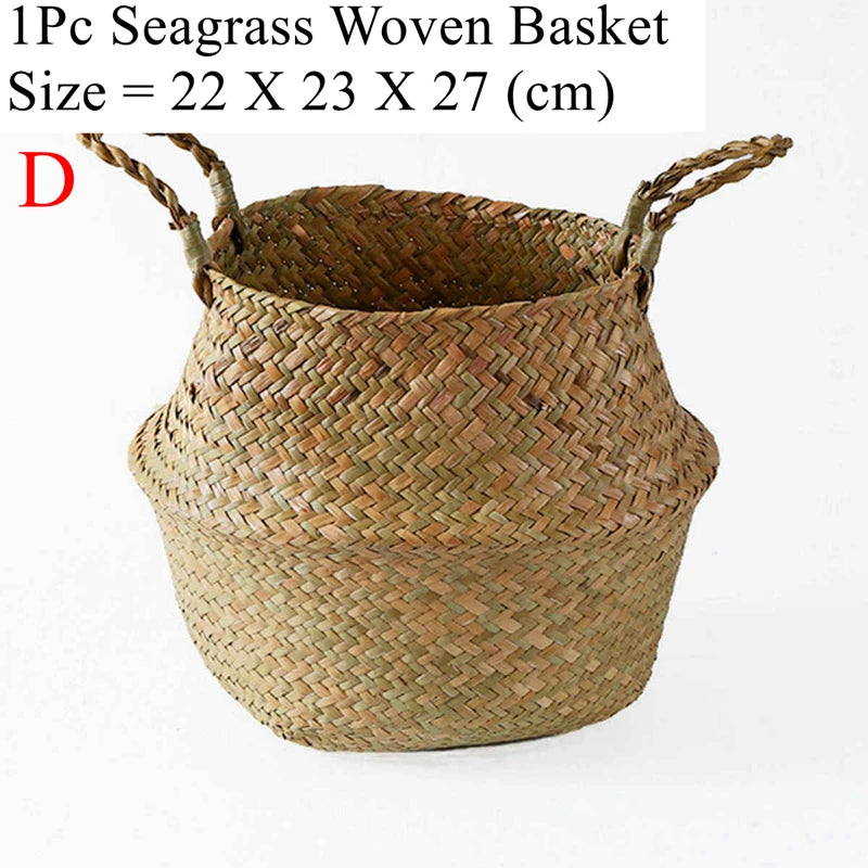 Cesto Sospeso in Rattan Zerolife - Per Piante, Biancheria o Picnic