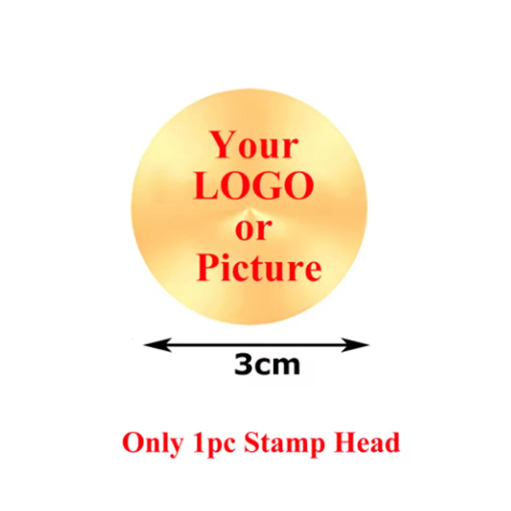 Custom Wax Seal Stamp Kit with Personalized Logo and Melting Spoon for Wedding Invitations
