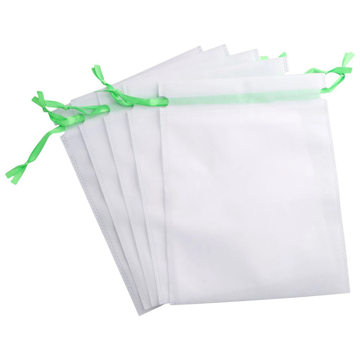 Black Canvas Drawstring Pouches - Heavy Duty Cotton Storage Bags for Wedding Gifts and Home Organization