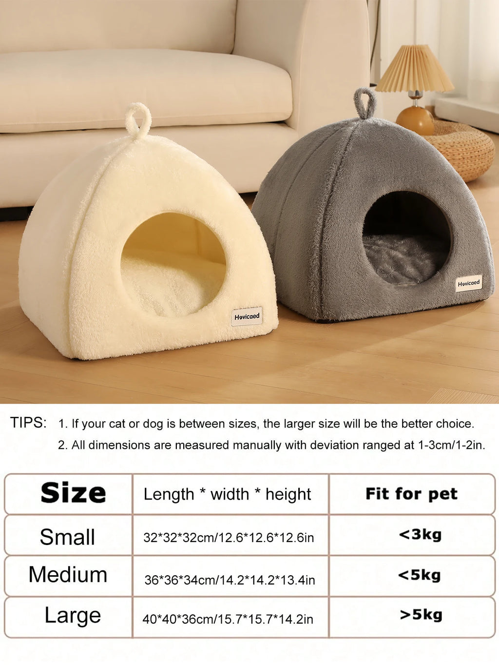 Cuccia a Tenda per Gatti e Cani di Piccola Taglia