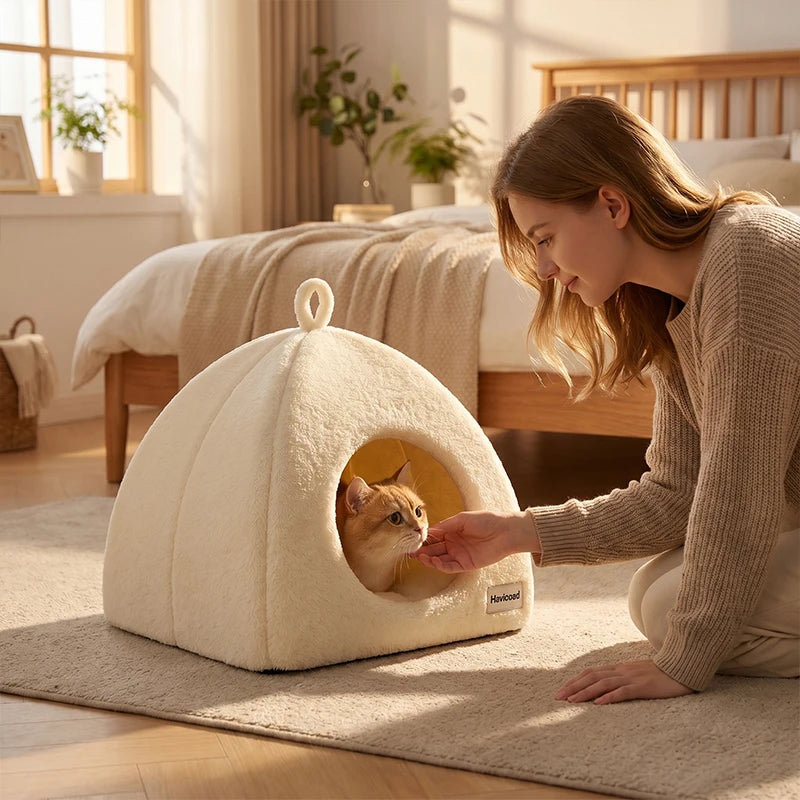 Cuccia a Tenda per Gatti e Cani di Piccola Taglia