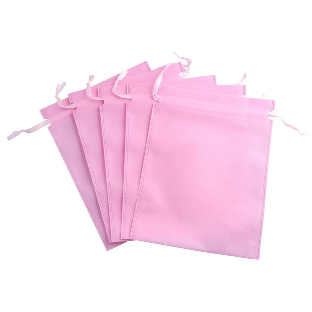 Black Canvas Drawstring Pouches - Heavy Duty Cotton Storage Bags for Wedding Gifts and Home Organization