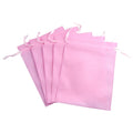Black Canvas Drawstring Pouches - Heavy Duty Cotton Storage Bags for Wedding Gifts and Home Organization