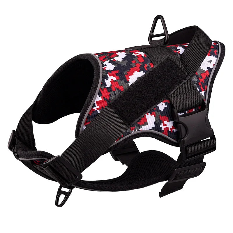 Dog Leash with Explosion-Proof Design and Reflective Chest Strap for Medium and Large Dogs