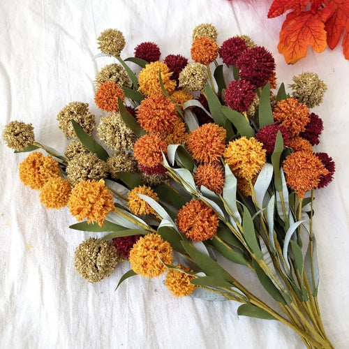 42cm Artificial Daisy Flower Head for Home Decor, Garden Ornament, Wedding, and Autumn Decor