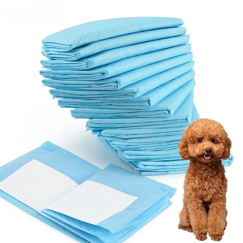 100pc Super Absorbent Pet Diapers for Dogs and Cats, 33x45cm Disposable Quick-Dry Urine Nappy Pads