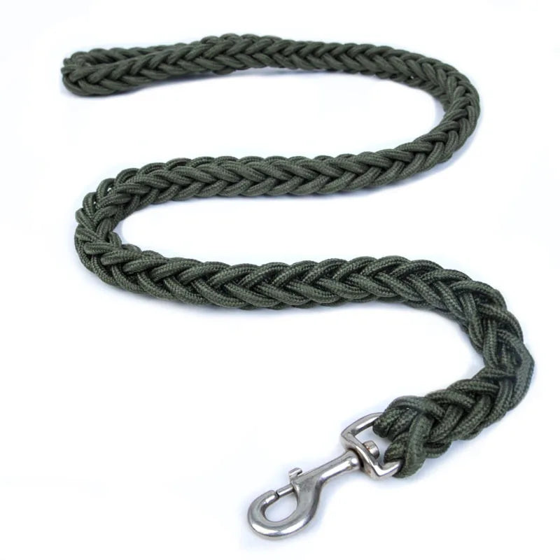 Dog Training Leash for Large Dogs - Strong, Durable Braided Design for Effective Training and Comfortable Walking