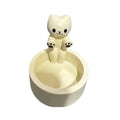 Portacandela a Forma di Gatto 2-in-1 - Per Aromaterapia e Decorazione Casa