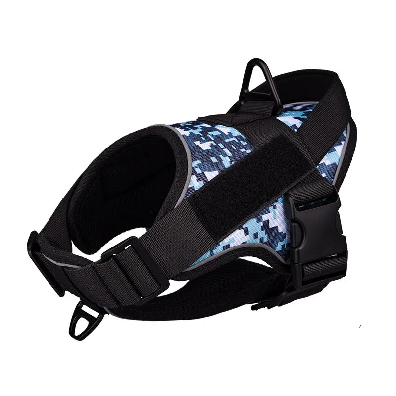 Dog Leash with Explosion-Proof Design and Reflective Chest Strap for Medium and Large Dogs
