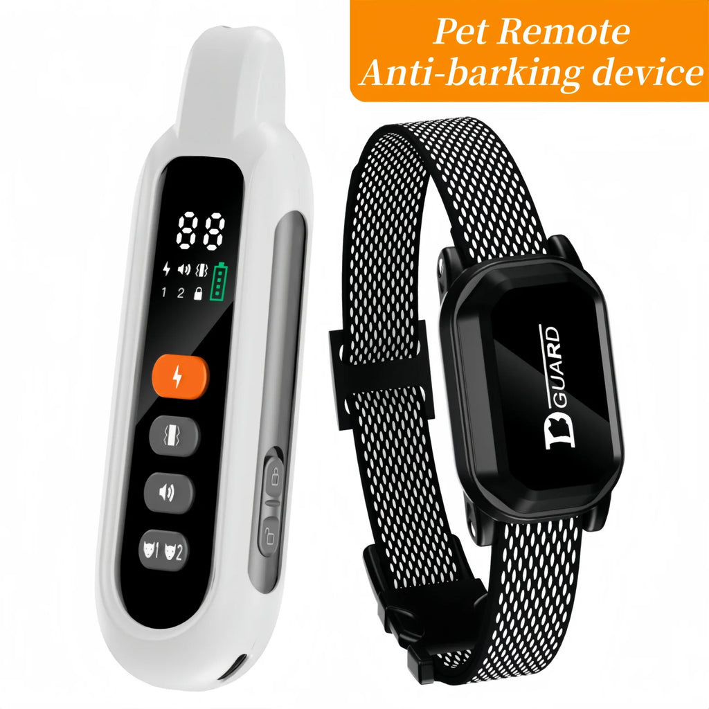 3300FT Waterproof Electric Dog Training Collar with Remote Control for 6-120lbs Puppies - Shock, Vibration, Anti-Barking