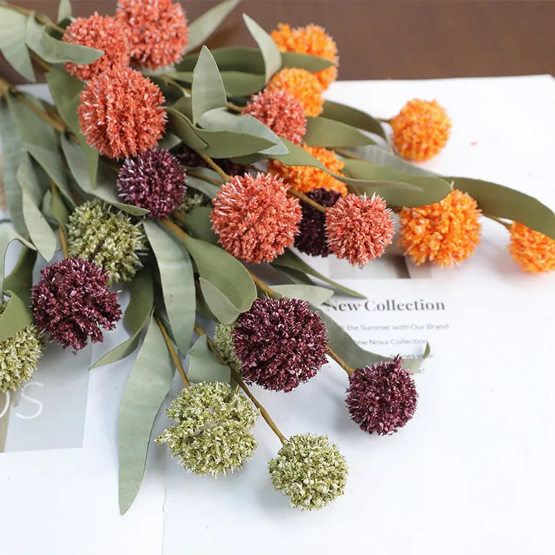42cm Artificial Daisy Flower Head for Home Decor, Garden Ornament, Wedding, and Autumn Decor