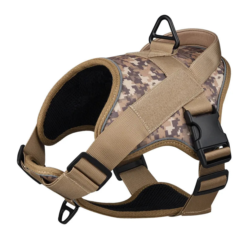 Dog Leash with Explosion-Proof Design and Reflective Chest Strap for Medium and Large Dogs
