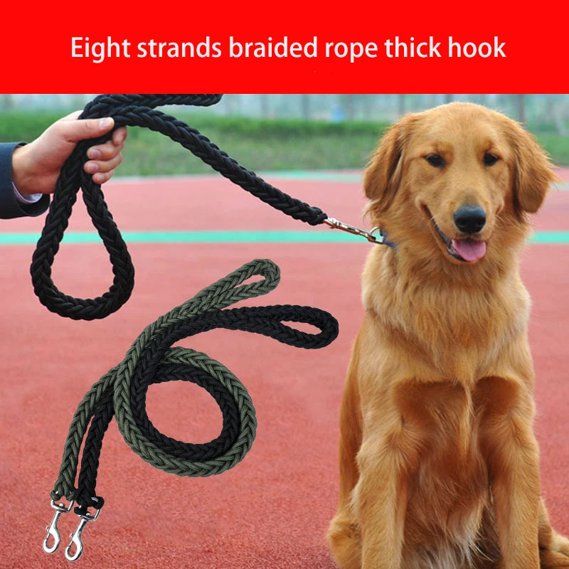 Dog Training Leash for Large Dogs - Strong, Durable Braided Design for Effective Training and Comfortable Walking